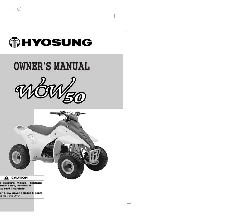 HYOSUNG TE 50 owner's manual
