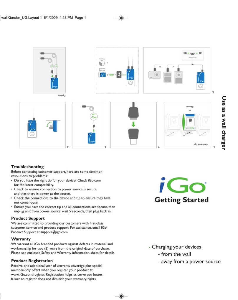 I-GO ANYWHERE CHARGER quick guide