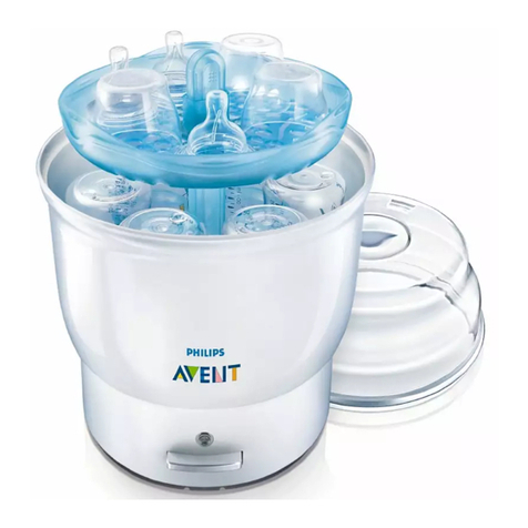 Philips AVENT EXPRESS BOTTLE STEAM STERILISER manual
