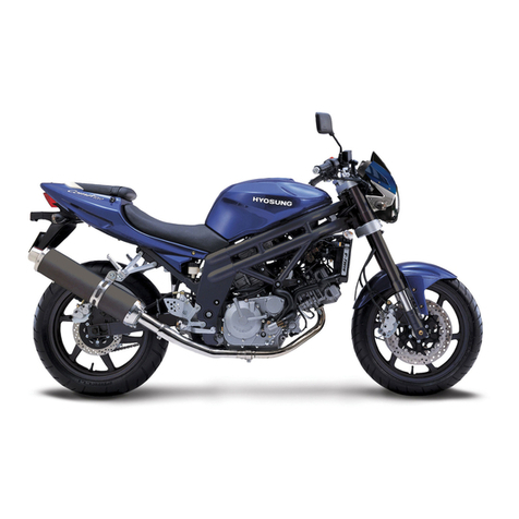 HYOSUNG GT650 EURO 3 - CATALOGUE User manual HYOSUNG GT650 EURO 3 - CATALOGUE User manual