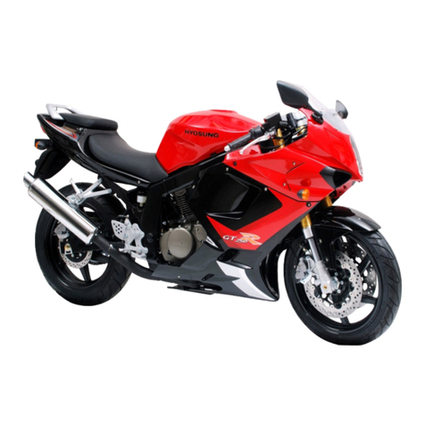 HYOSUNG COMET GTR125 - CATALOGUE manual