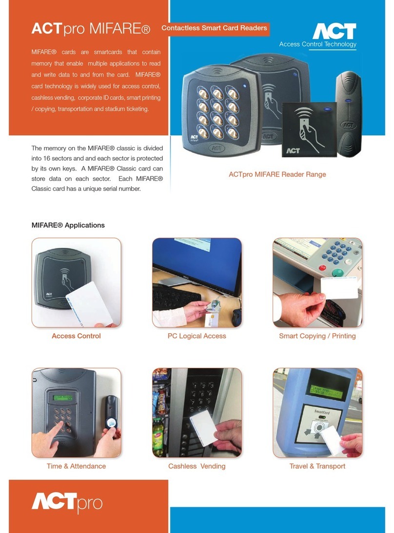 ACT PRO MIFARE datasheet