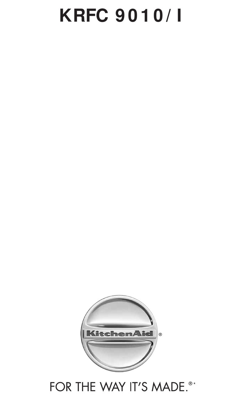 KitchenAid KRFC 9010 User manual KitchenAid KRFC 9010 User manual