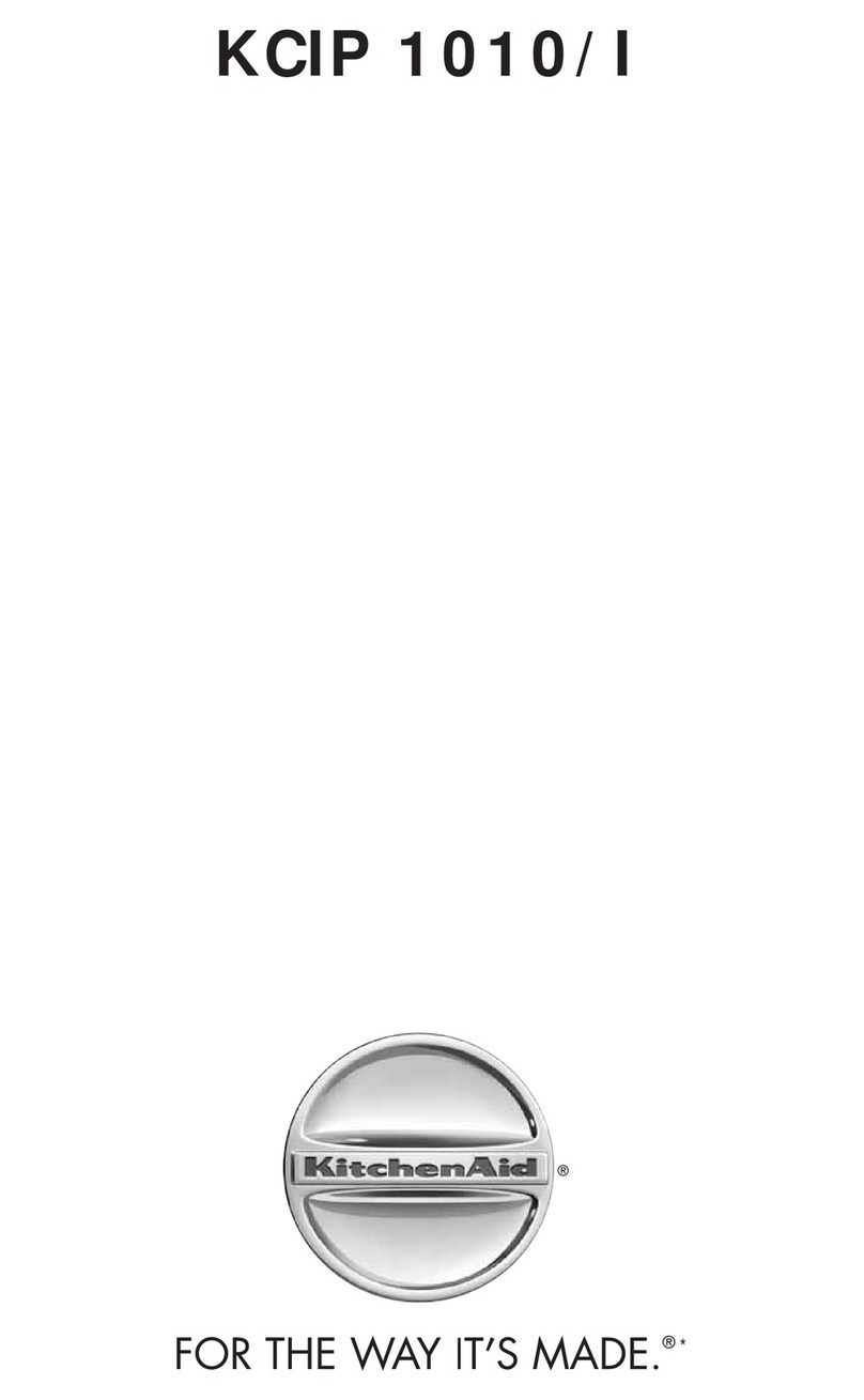 KitchenAid KCIP 1010 manual KitchenAid KCIP 1010 manual