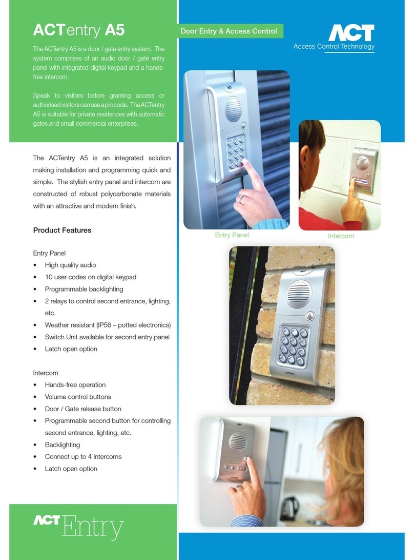 ACT ACTENTRY A5 User manual