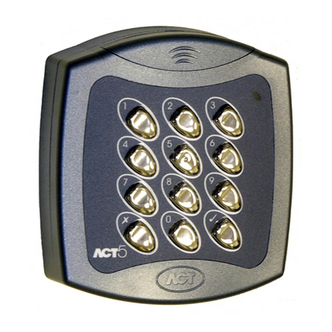 ACT ACT5 DIGITAL KEYPAD Quick start guide ACT ACT5 DIGITAL KEYPAD Quick start guide