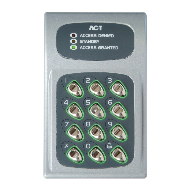 ACT ACT 10 DIGITAL KEYPAD User manual