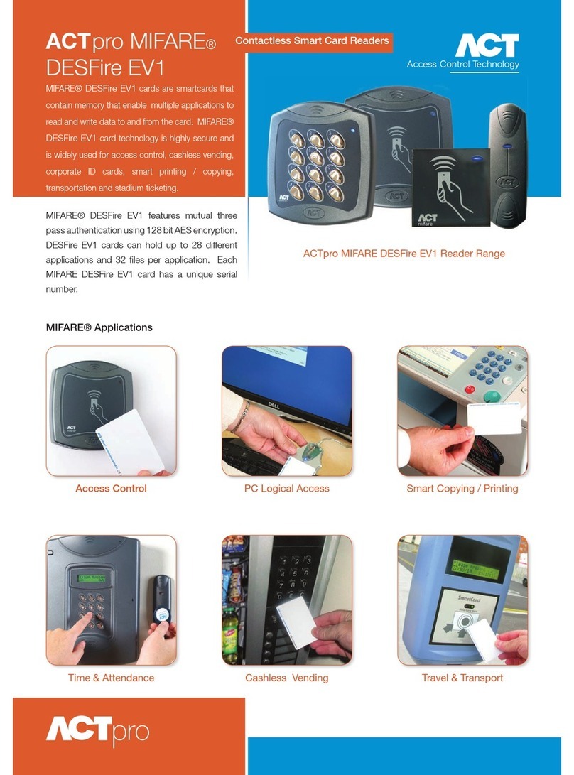 ACT ACTPRO MIFARE DESFIRE EV1 brochure