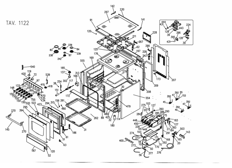 AIRLUX CU400C parts list