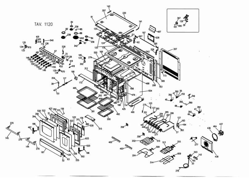 AIRLUX CU410C parts list
