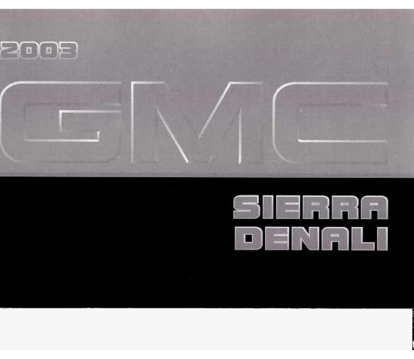 GMC SIERRA DENALI 2003 User manual