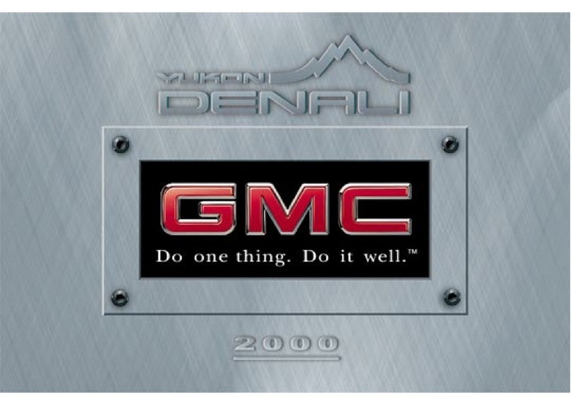 GMC YUKON DENALI 2000 manual