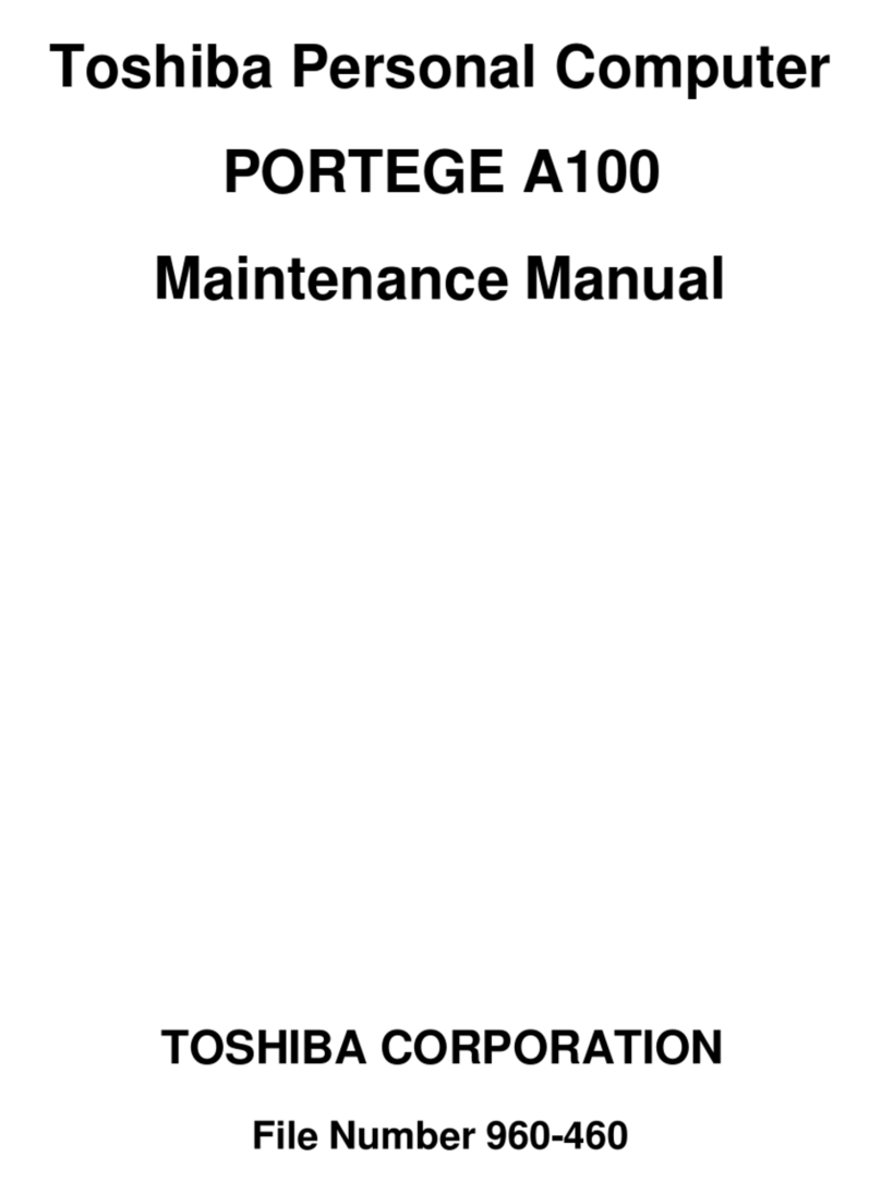 Toshiba A100 VA3 - Satellite - Pentium Dual Core 1.6... User manual