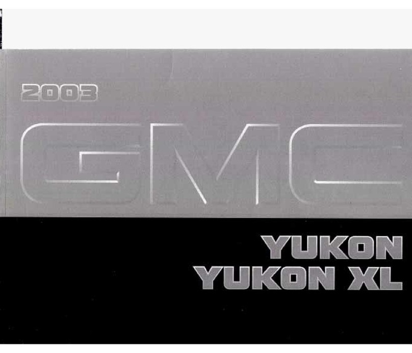 GMC YUKON XL 2003 manual