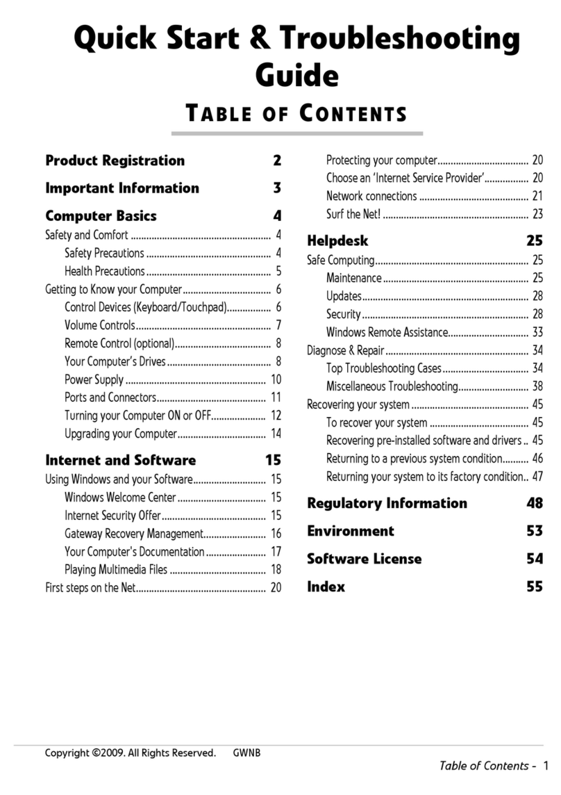 Gateway EC14 User manual