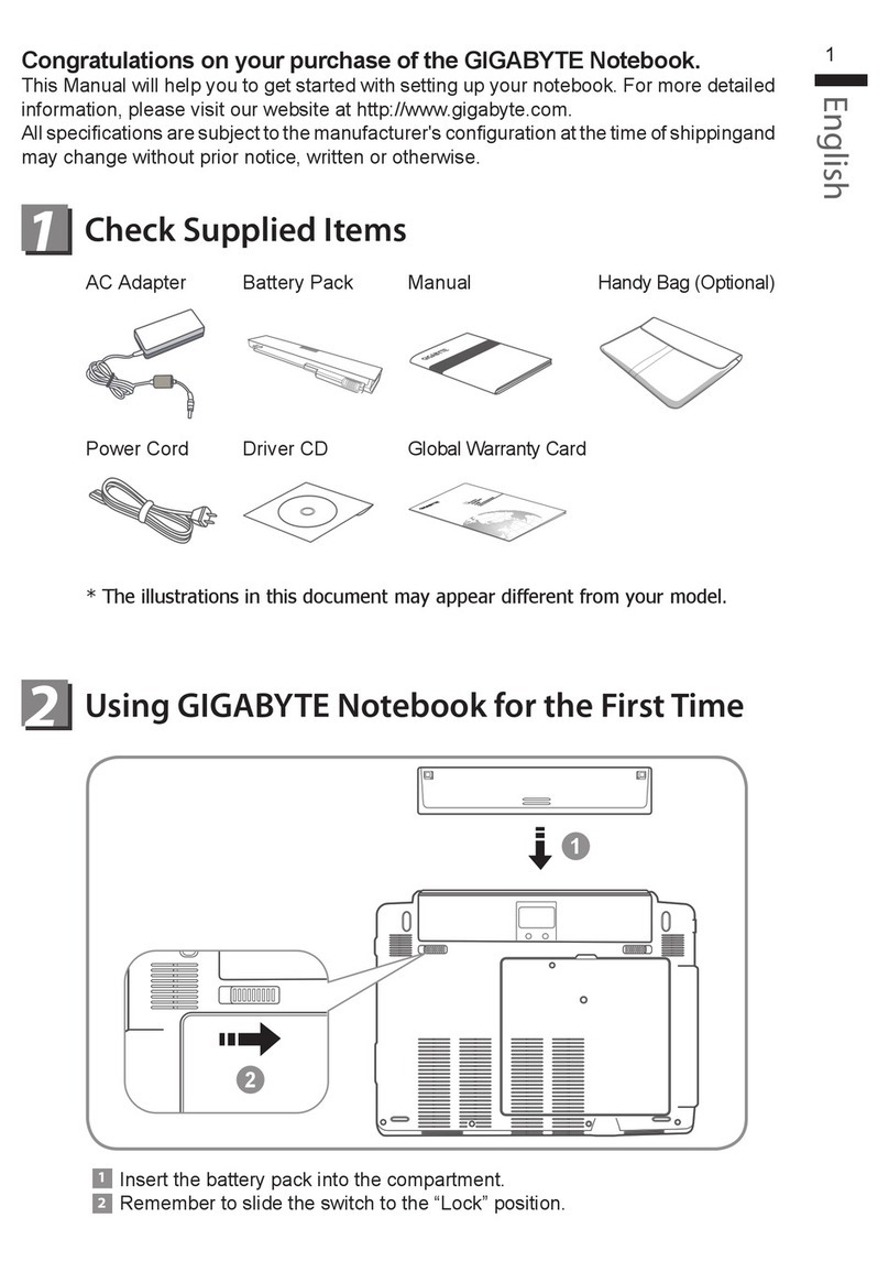 Gigabyte T1132 User manual Gigabyte T1132 User manual