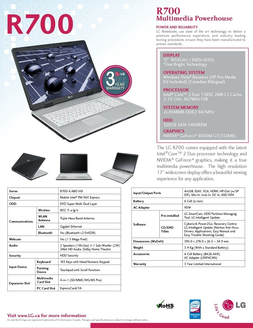 LG R700-X.AB01A9 Multimedia Powerhouse brochure