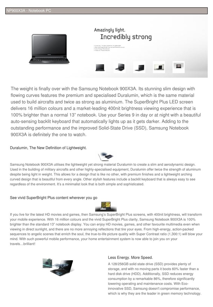 Samsung NP900X3A-A04US User manual