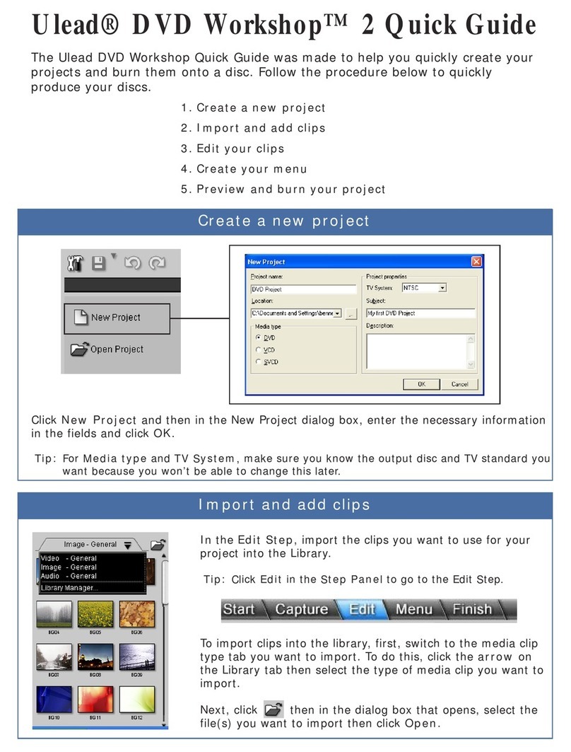Ulead DVD WORKSHOP 2 - quick guide