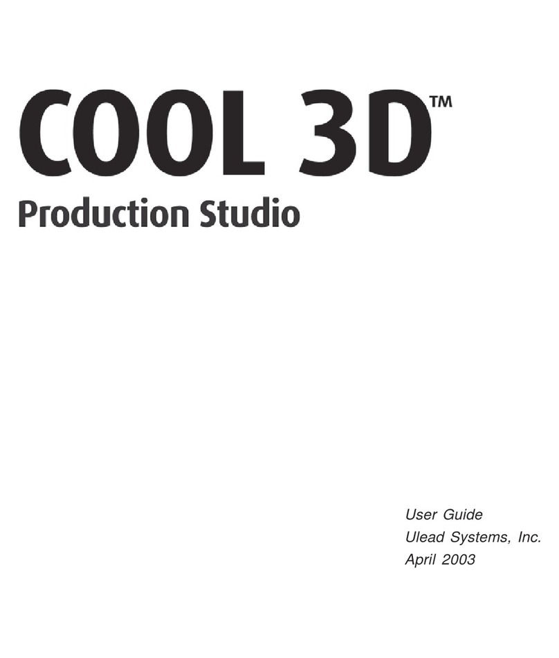 Ulead COOL 3D User manual