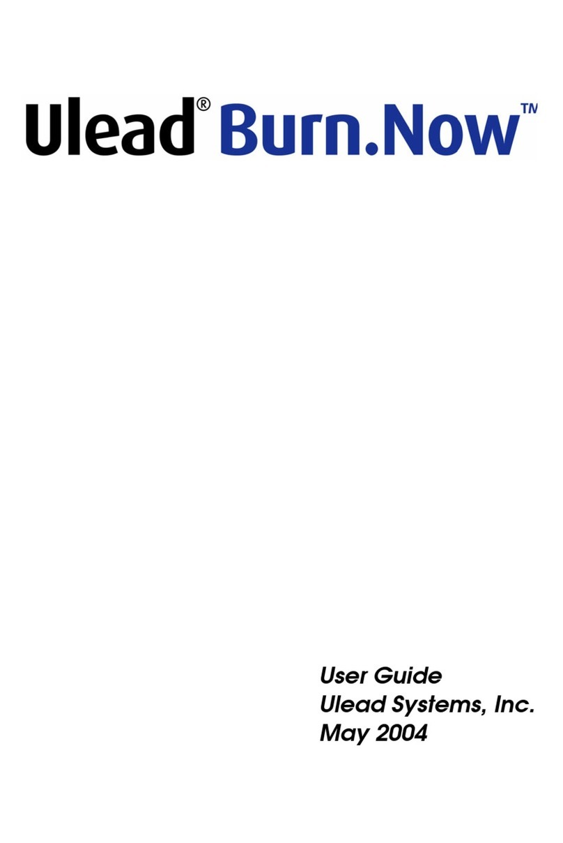 Ulead BURN.NOW 1.5 User manual