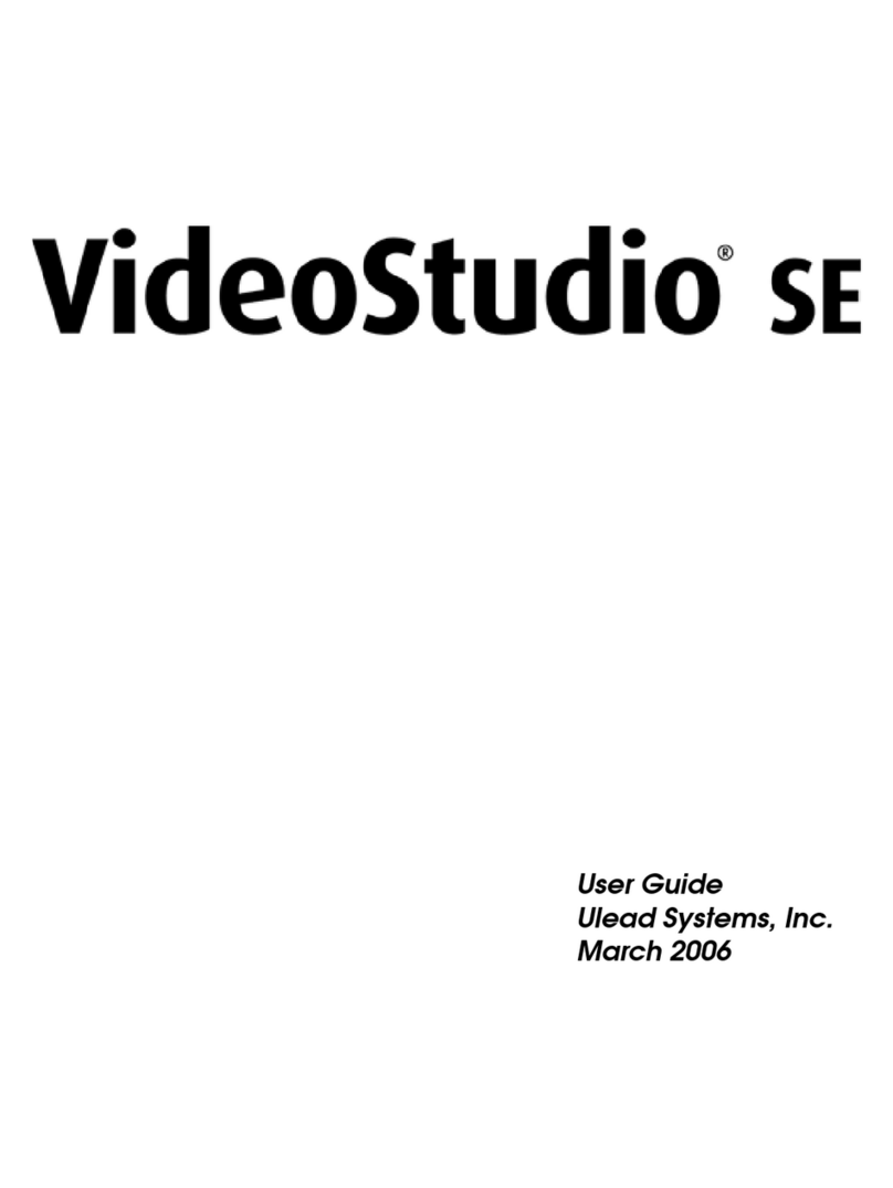 Ulead VIDEOSTUDIO SE User manual