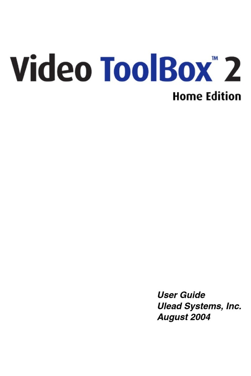 Ulead VIDEO TOOLBOX 2 HOME EDITION user guide