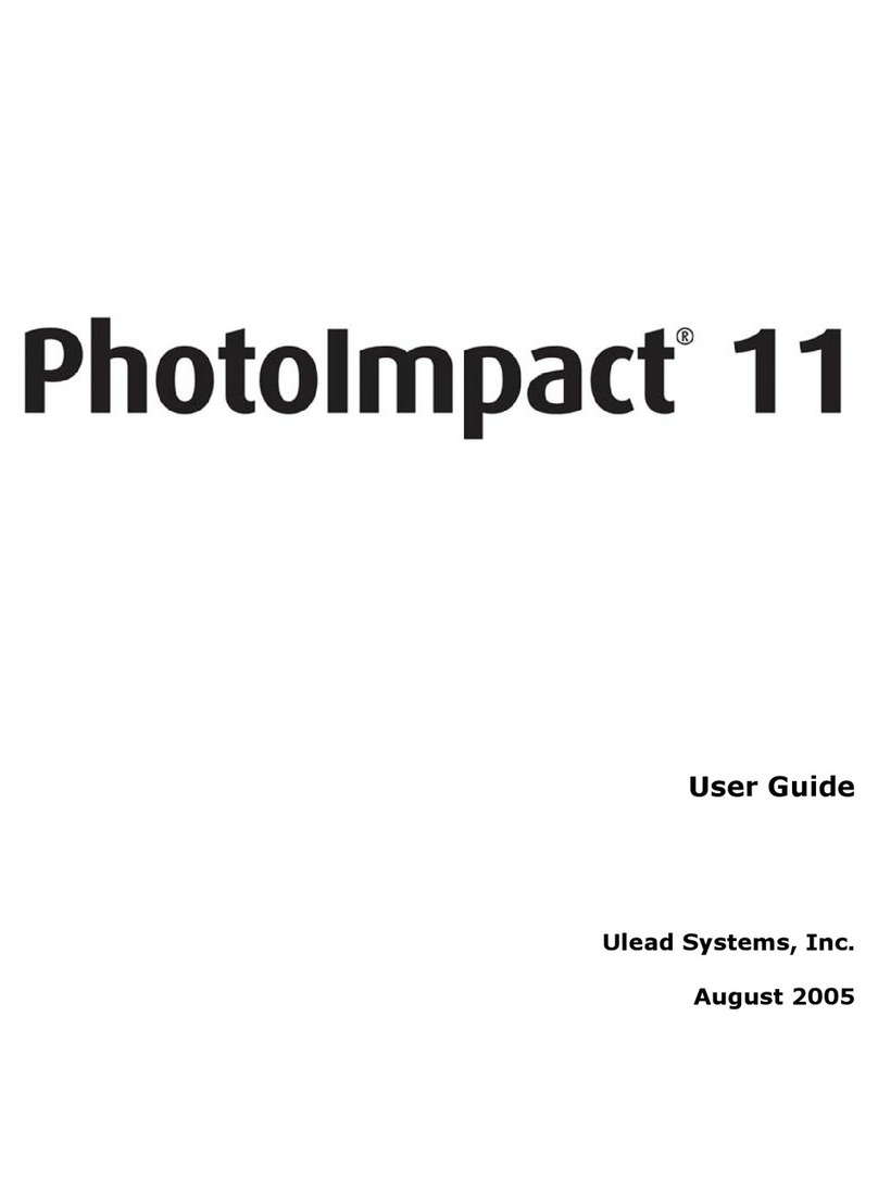 Ulead PHOTOIMPACT 11 User manual