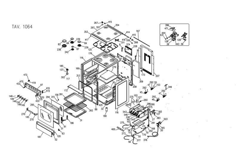 AIRLUX GlemGas XCE500A parts manual