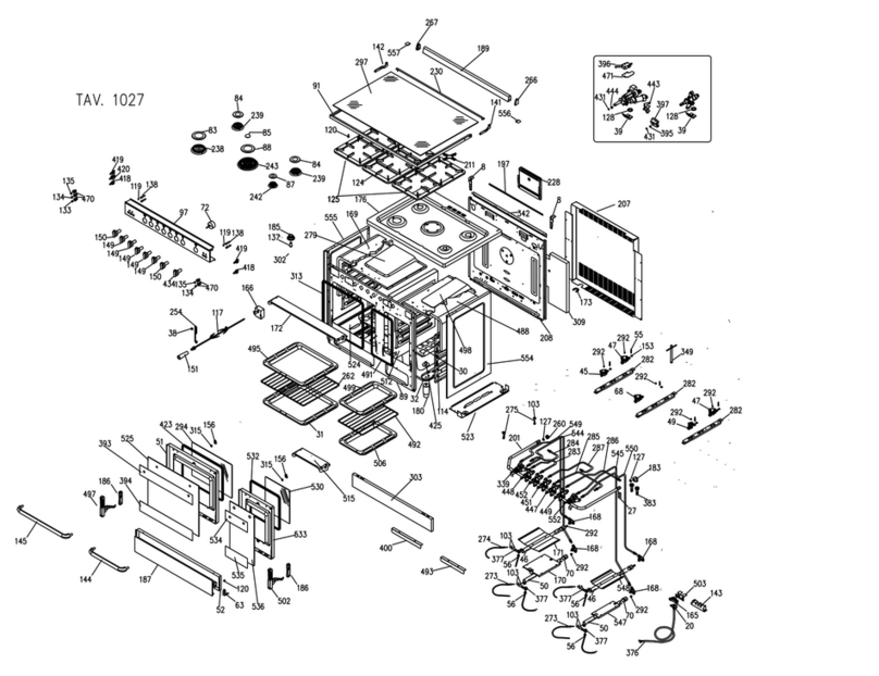 AIRLUX GlemGas XCD300C parts manual