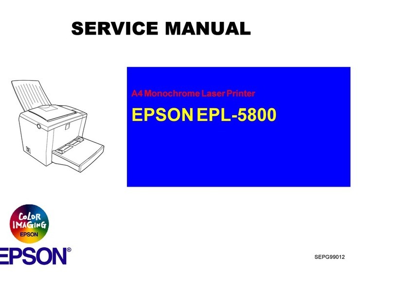 Epson EPL 5800 - B/W Laser Printer User manual