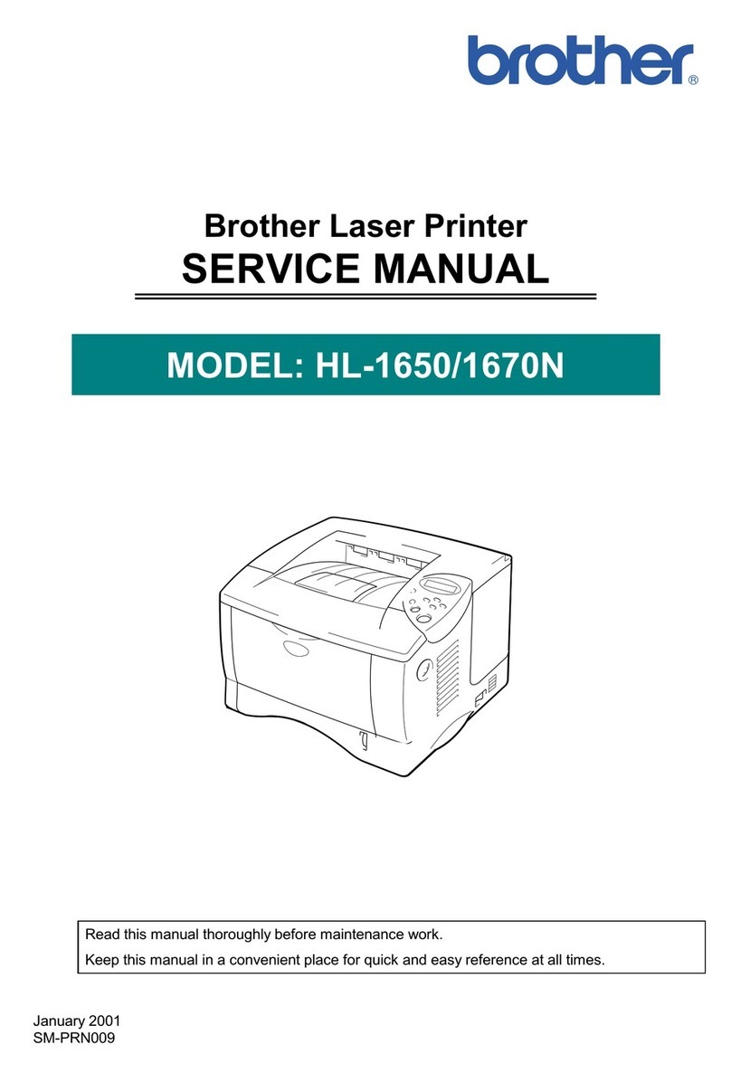 Brother hl 1650 - B/W Laser Printer User manual