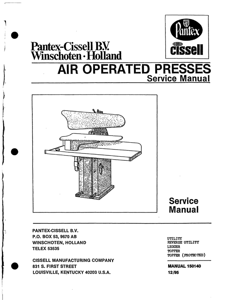 Pantex-Cissell AUCMAN150140 User manual