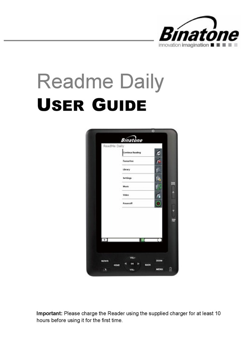 Binatone README DAILY User manual