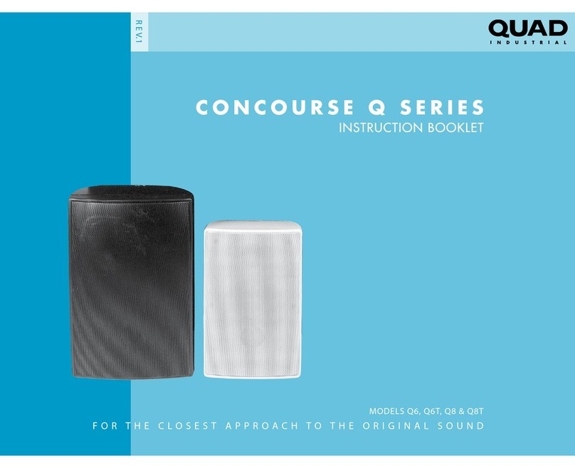 QUAD Concourse Q6 Instruction booklet