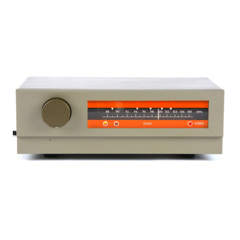 QUAD FM 3 User manual