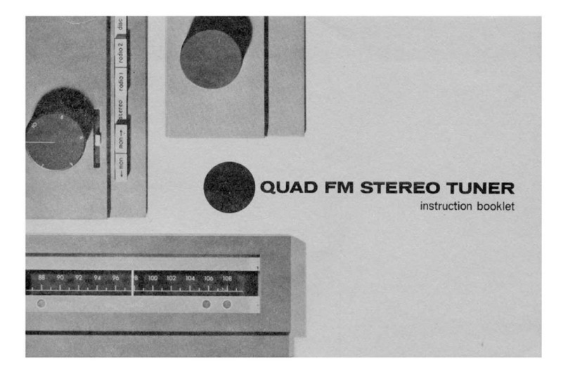 QUAD FM2 User manual