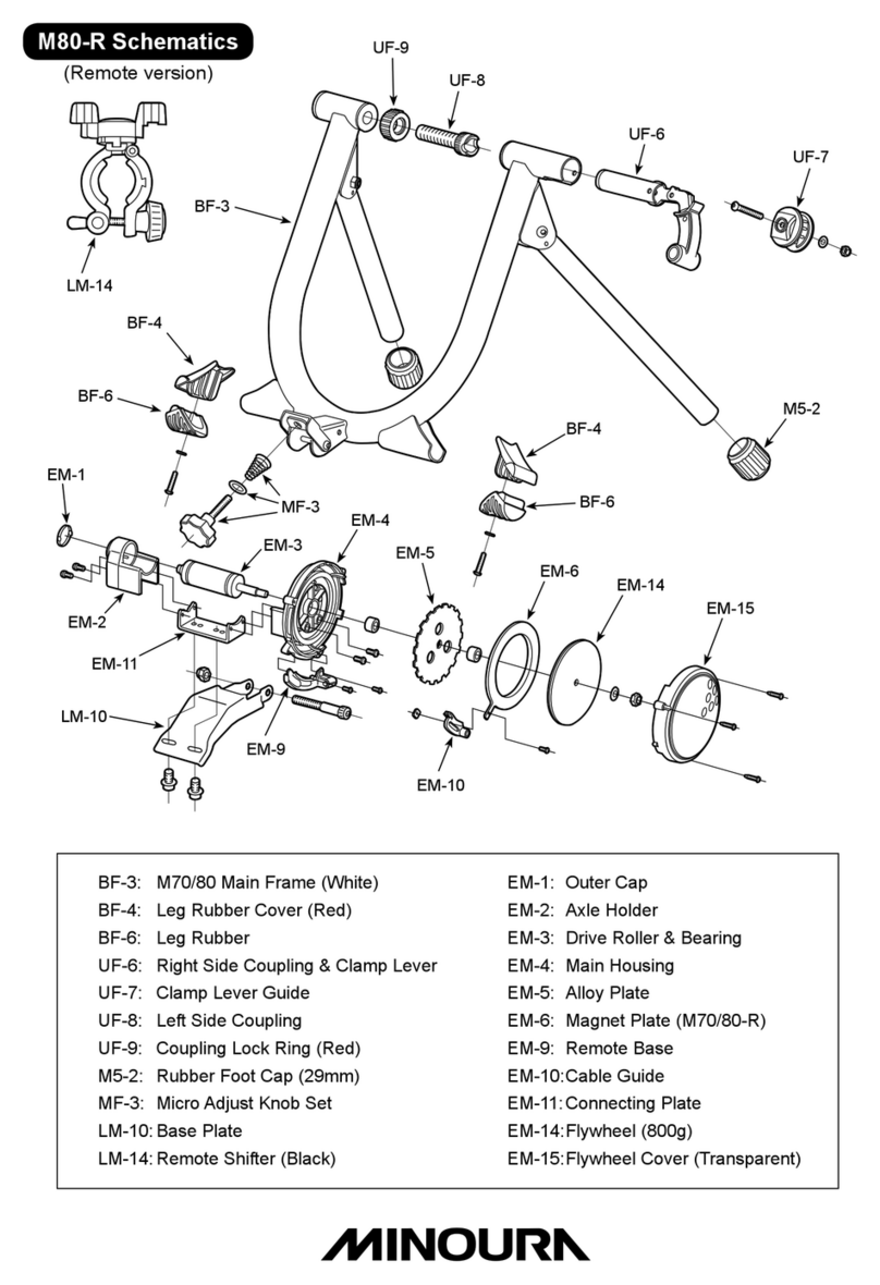 MINOURA M80-R - SCHEMA User manual MINOURA M80-R - SCHEMA User manual