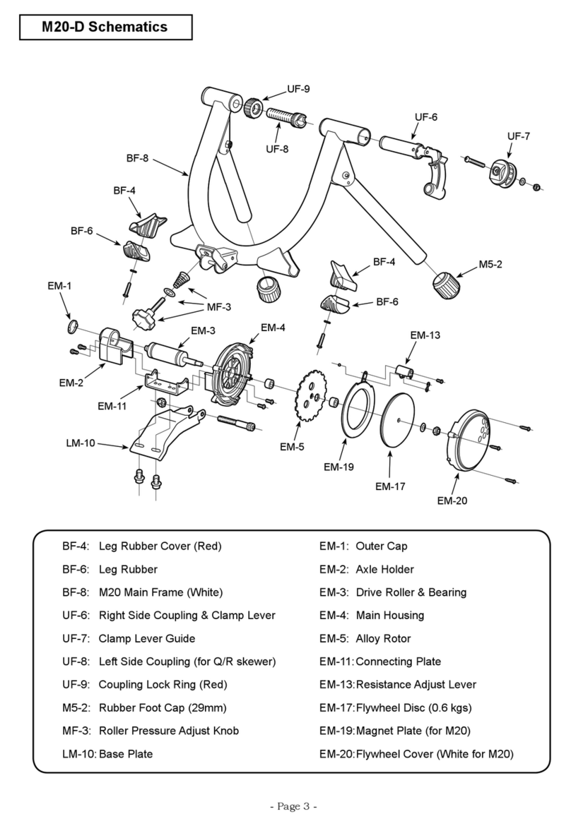 MINOURA M20-D - SCHEMA manual