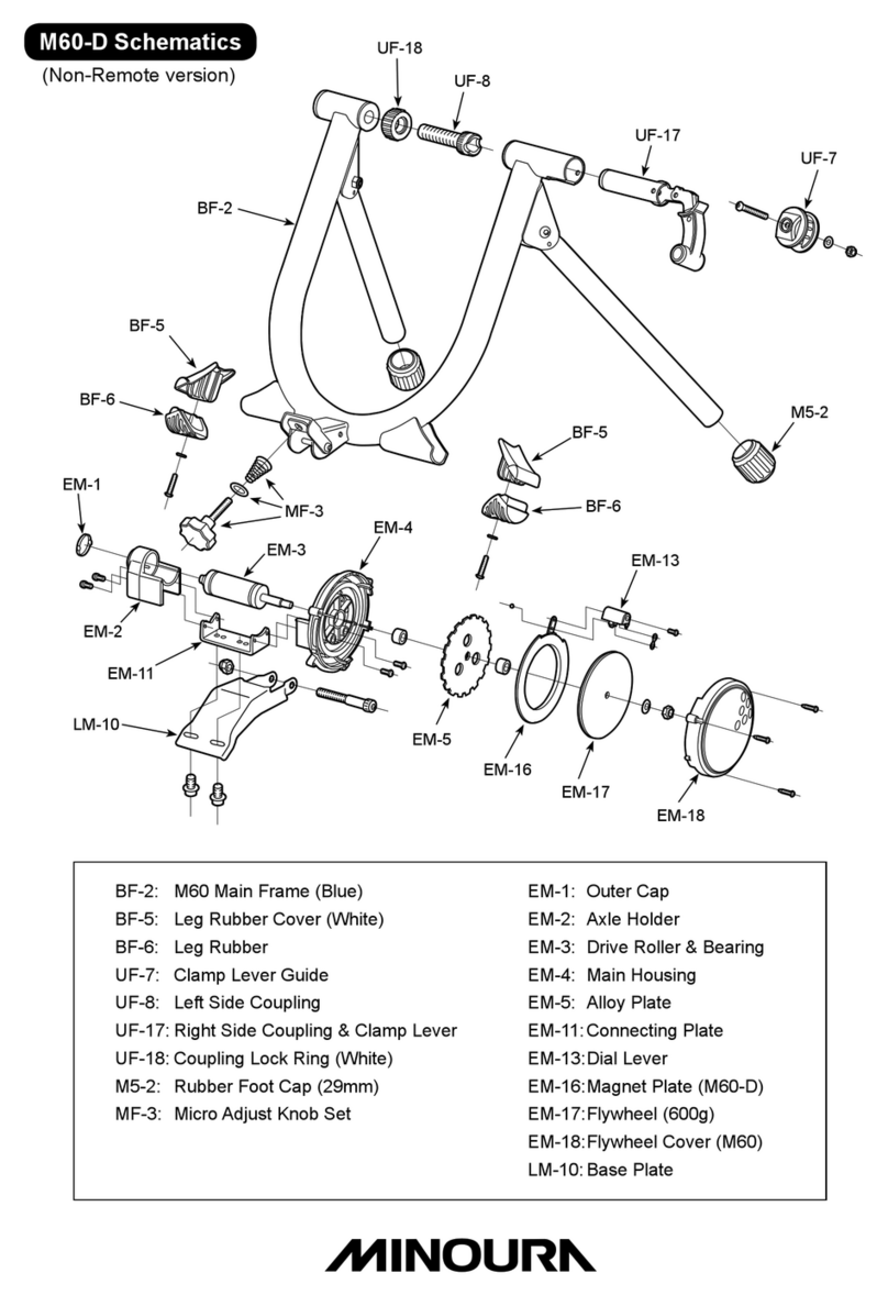 MINOURA M60-D - SCHEMA manual