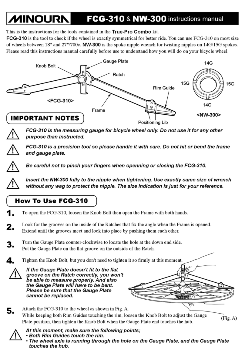 MINOURA FCG-310 User manual