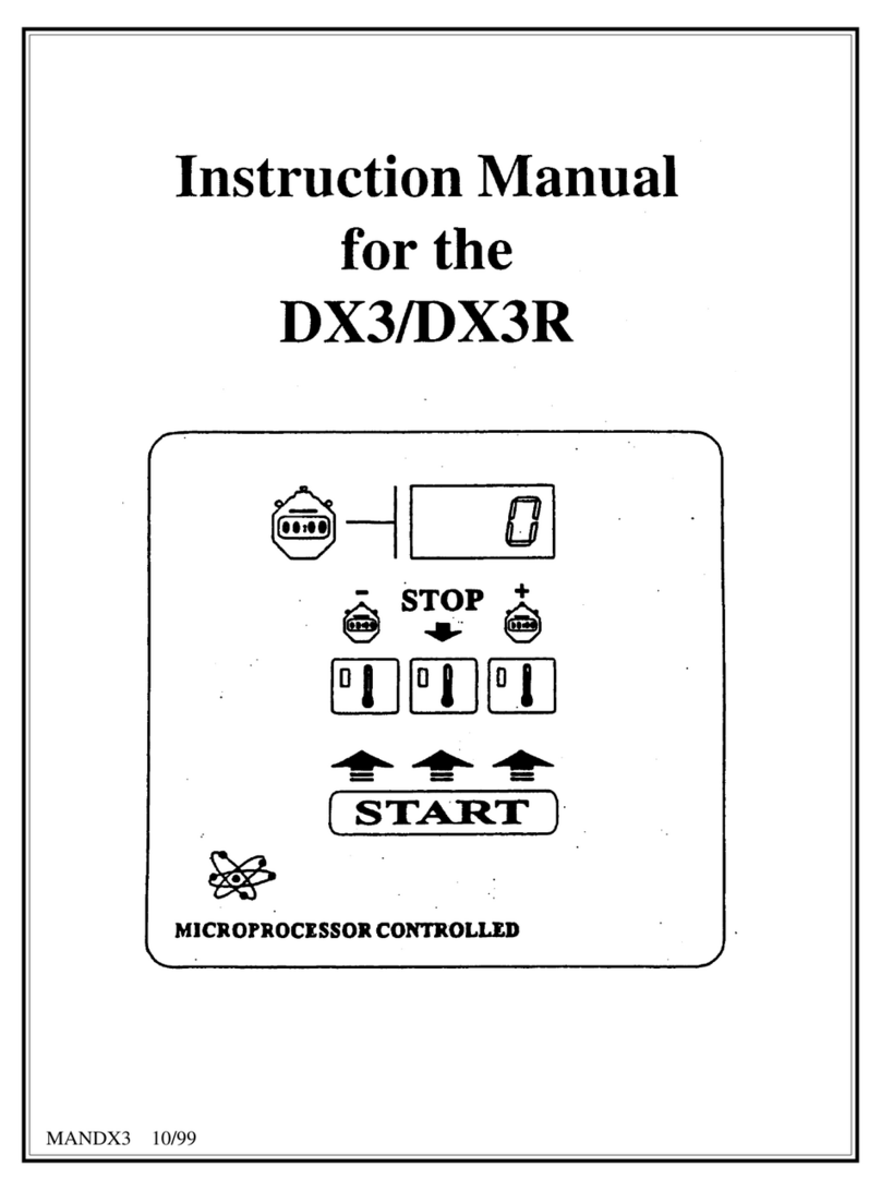 Cissell DX3 User manual