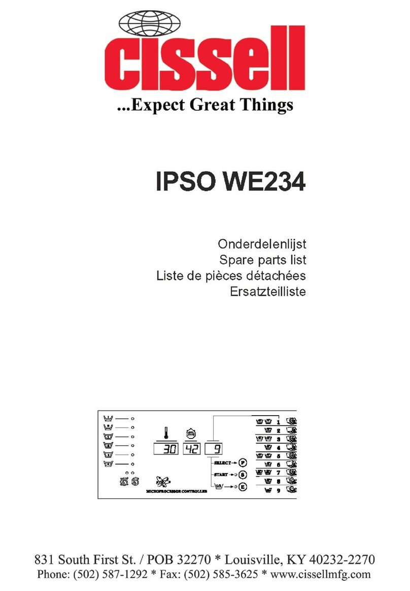 Cissell CHHW50-WE234 Guide