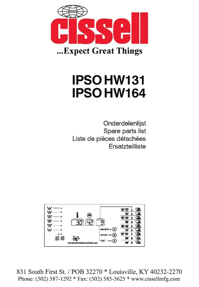 Cissell CSHW35-HW131-164 Guide