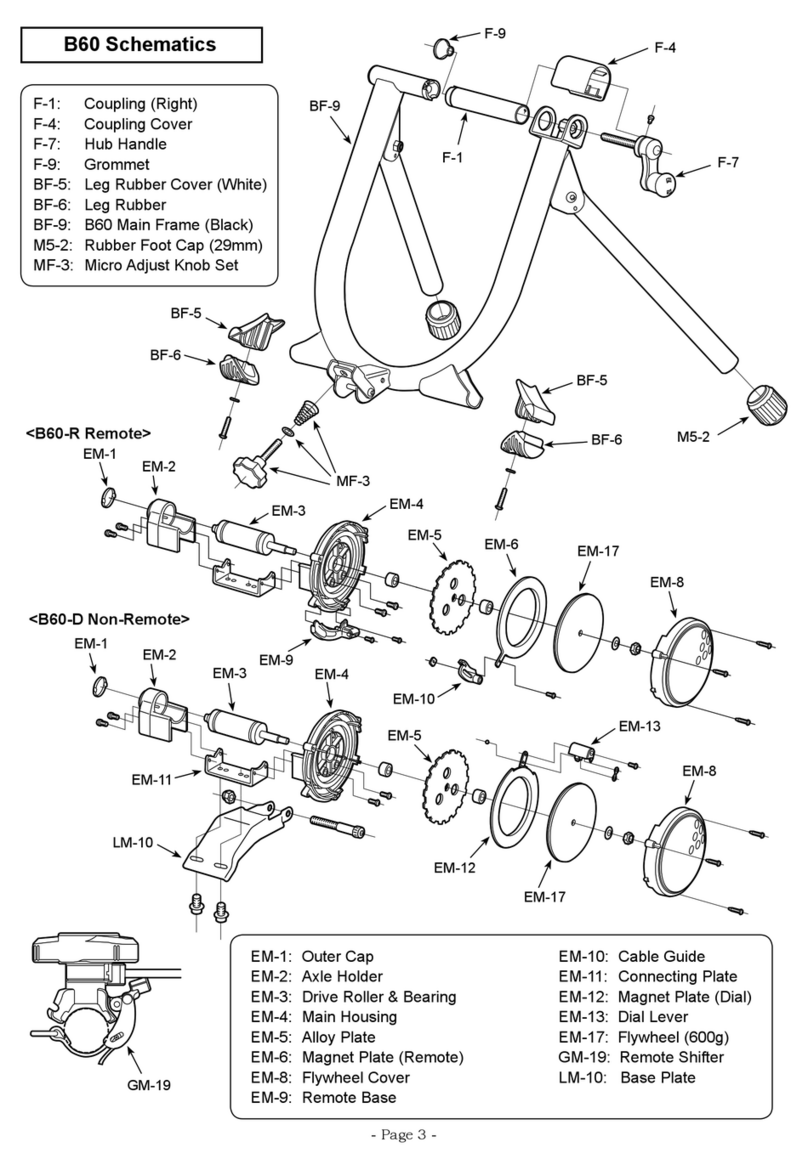 MINOURA B60 - SCHEMATICS Technical manual