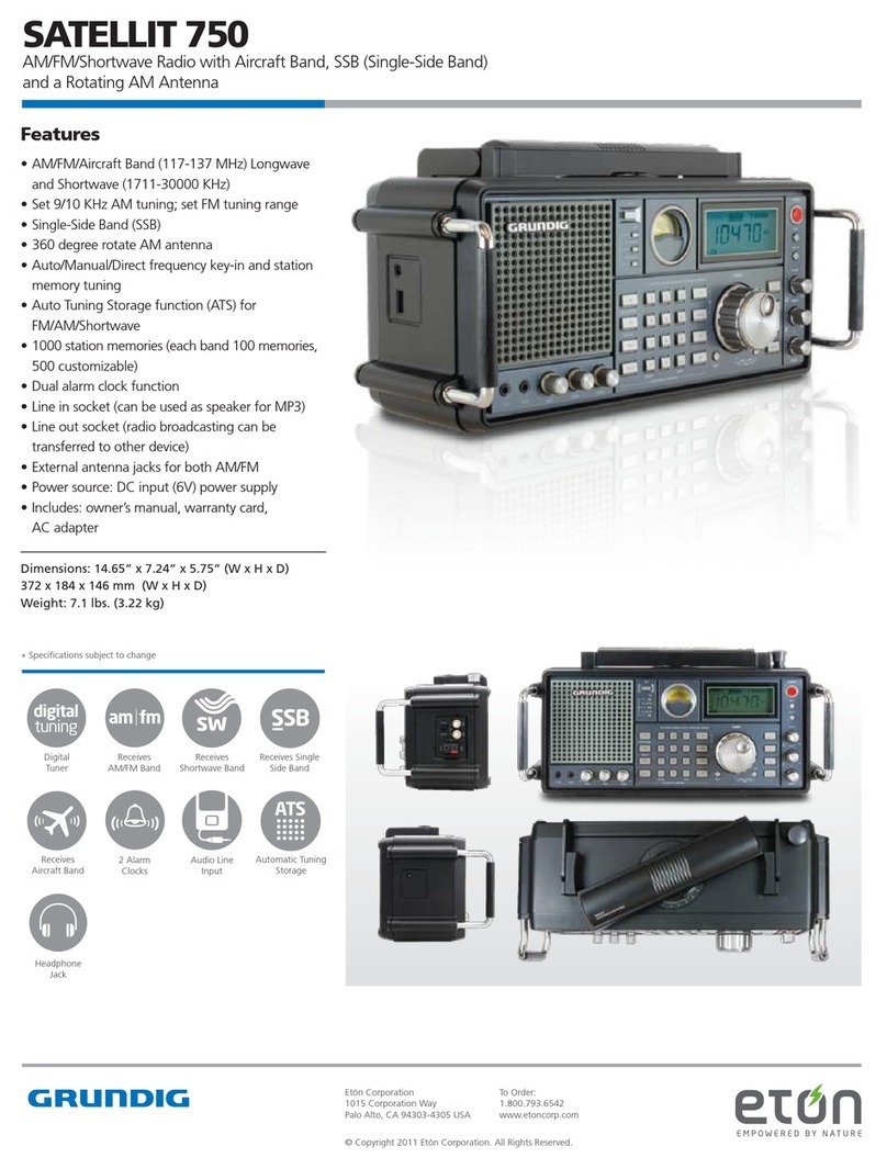 Grundig SATELLIT 750 User manual