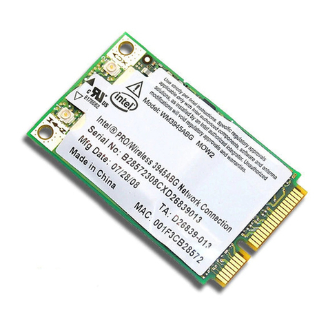 Intel PROWIRELESS 3945ABG NETWORK CONNECTION datasheet Intel PROWIRELESS 3945ABG NETWORK CONNECTION datasheet