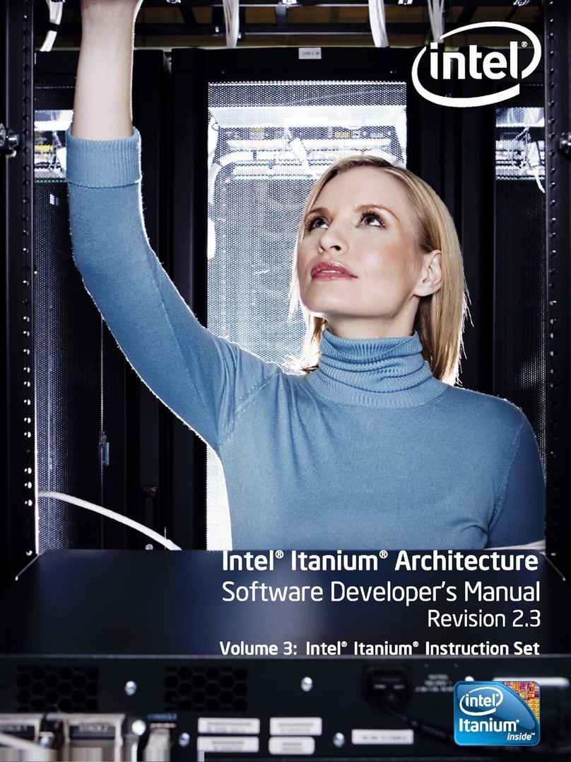 Intel ITANIUM ARCHITECTURE - SOFTWARE DEVELOPERS  VOLUME 3 REV... User manual