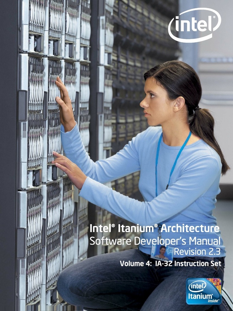 Intel ITANIUM ARCHITECTURE - SOFTWARE DEVELOPERS  VOLUME 3 REV... User manual