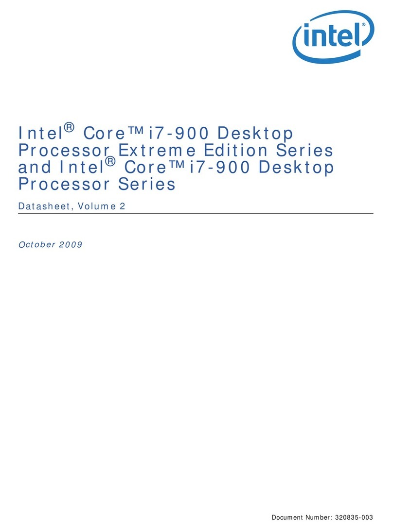 Intel I7-900 DESKTOP PROCESSOR -  VOLUME 2 datasheet